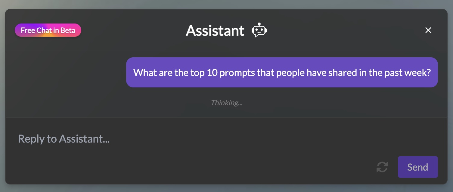 Screenshot showing the 3DStreet AI Assistant interface with a sample prompt